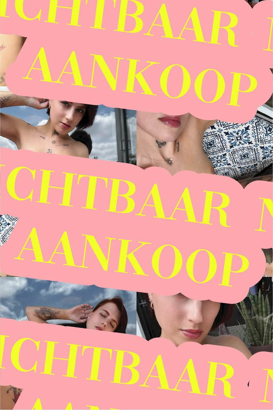 Collage of images featuring a woman posed on a balcony, highlighted with bold text for visibility.