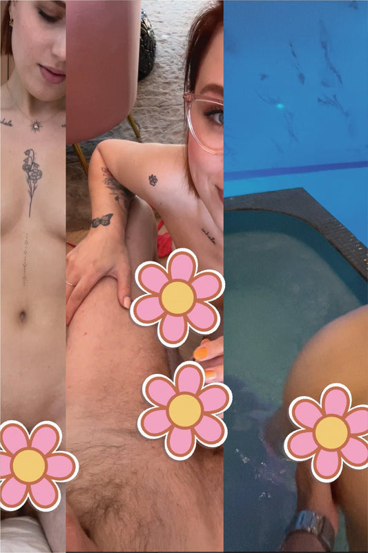 Duo seks video bestellen met intieme scènes van een koppel in verschillende omgevingen